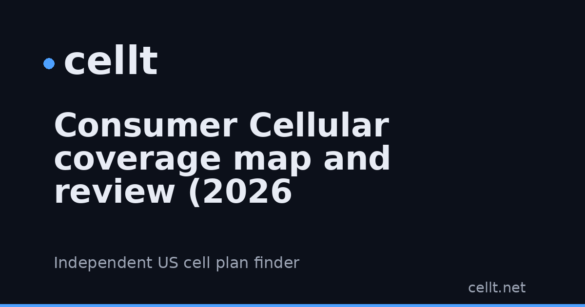 Consumer Cellular Grid Consumer Cellular coverage map and review (2026) | cellt